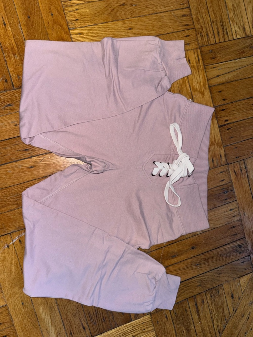 Woman Lace-Up Jogger Pants - Picture 3 of 7